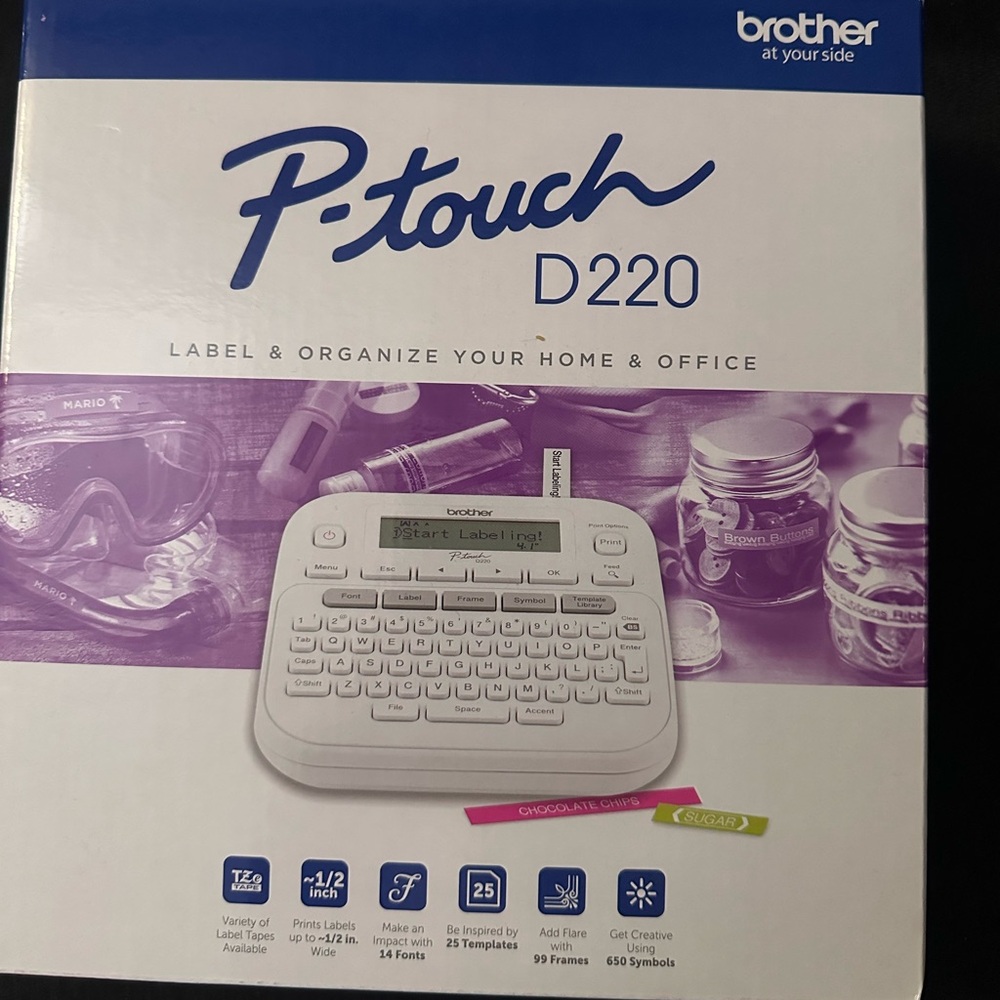 New P-Touch D220 Label Maker